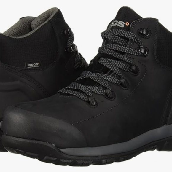 Bogs Men\'s Foundation Leather Waterproof Mid CT Industrial Boot main image 14